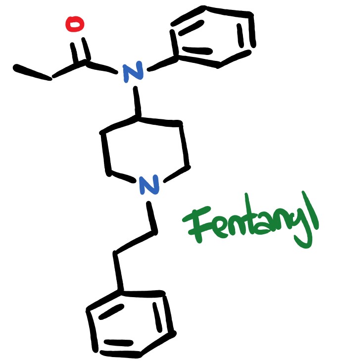 Fentanyl chemical structure