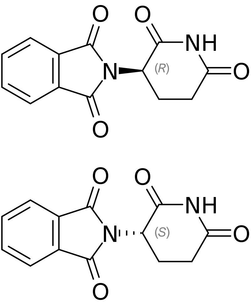 Thalidomide optical isomers